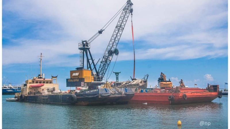 Porto di Casamicciola: completato il dragaggio nell’area interna, nel rispetto del cronoprogramma dei lavori