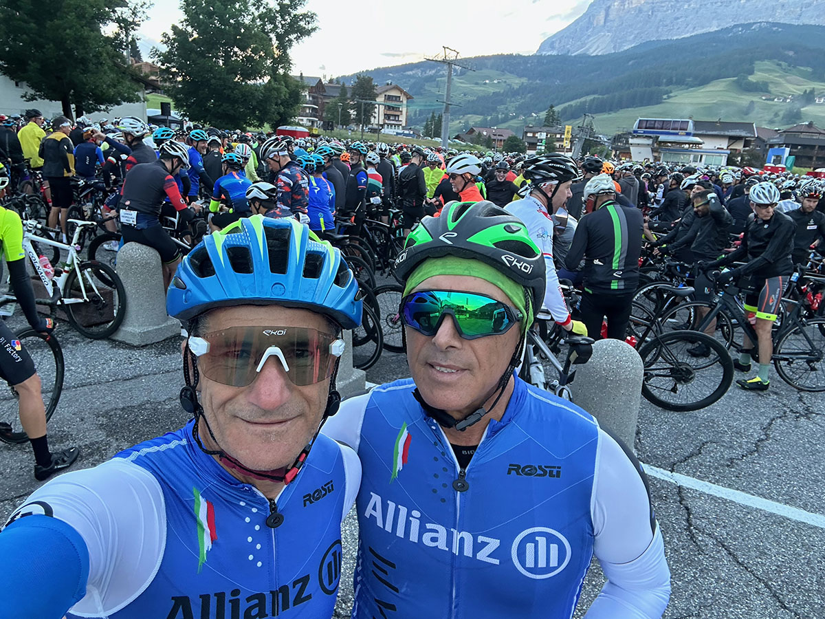 Forti e Veloci alla Maratona delle Dolomiti con Michelangelo Di Maio e Gianni Marotta