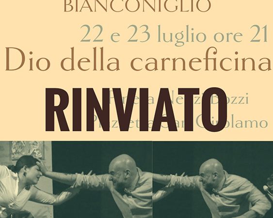 Rinvio del debutto del festival “Sempre aperto teatro”