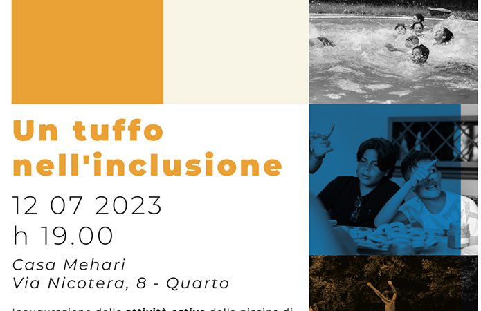 “Un tuffo nell’inclusione” con l’inaugurazione della piscina di Casa Mehari