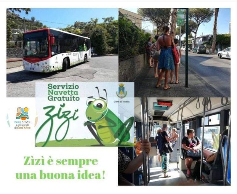 ISCHIA, FESTA DI SANT’ANNA: DOPPIO SERVIZIO DI NAVETTA GRATUITA DAL PARCHEGGIO DEL PALAZZETTO DELLO SPORT