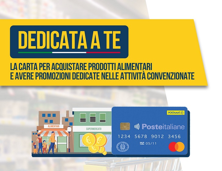 Carta Acquisti “Dedicata a Te” contributo da 382,50 euro