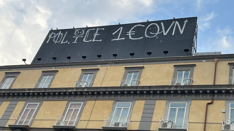 SCRITTA CONTRO POLIZIA, LA DENUNCIA DI NAPPI: EPISODIO INQUIETANTE, SOLIDARIETÀ A FORZE DELL’ORDINE