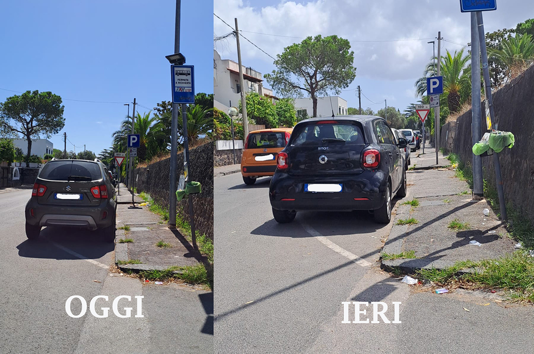 ISCHIA. VIA DELLE GINESTRE E LA SOSTA SELVAGGIA