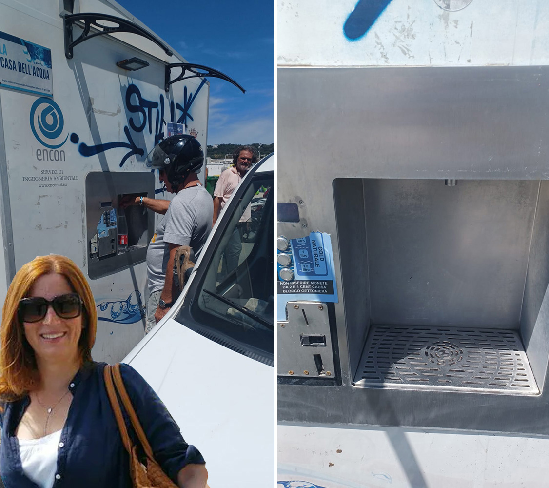 RIPARATE LE CASETTE DELL’ACQUA A FORIO. ANGELA ALBANO IN PRIMA LINEA PER RISOLVERE I PROBLEMI