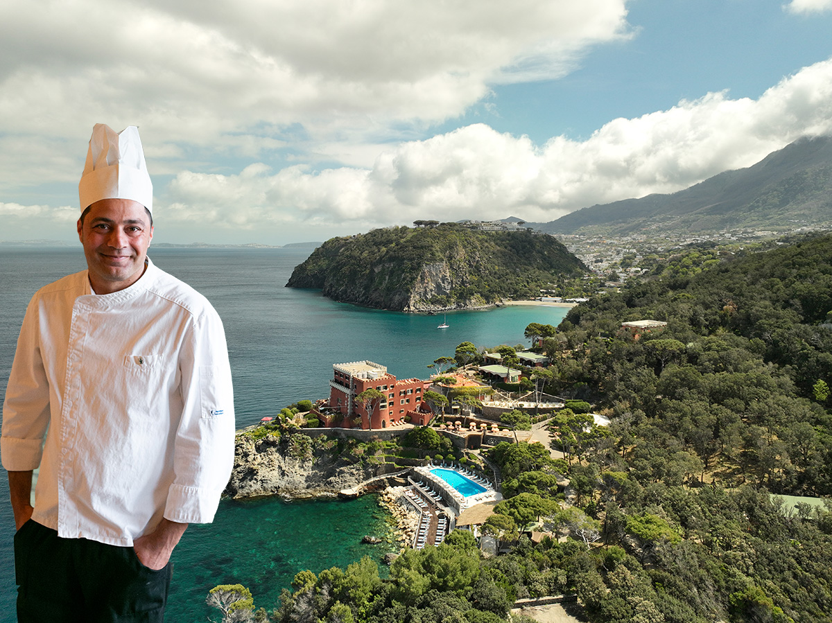 OGGI LO CHEF GIUSEPPE D’ABUNDO DEL MEZZATORRE HOTEL & THERMAL SPA ALL’ISCHIA SAFARI