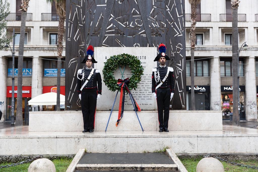 CELEBRAZIONE DELL’80° ANNIVERSARIO DELLA MORTE DEL VICE BRIGADIERE MEDAGLIA D’ORO AL VALOR MILITARE “ALLA MEMORIA” SALVO D’ACQUISTO