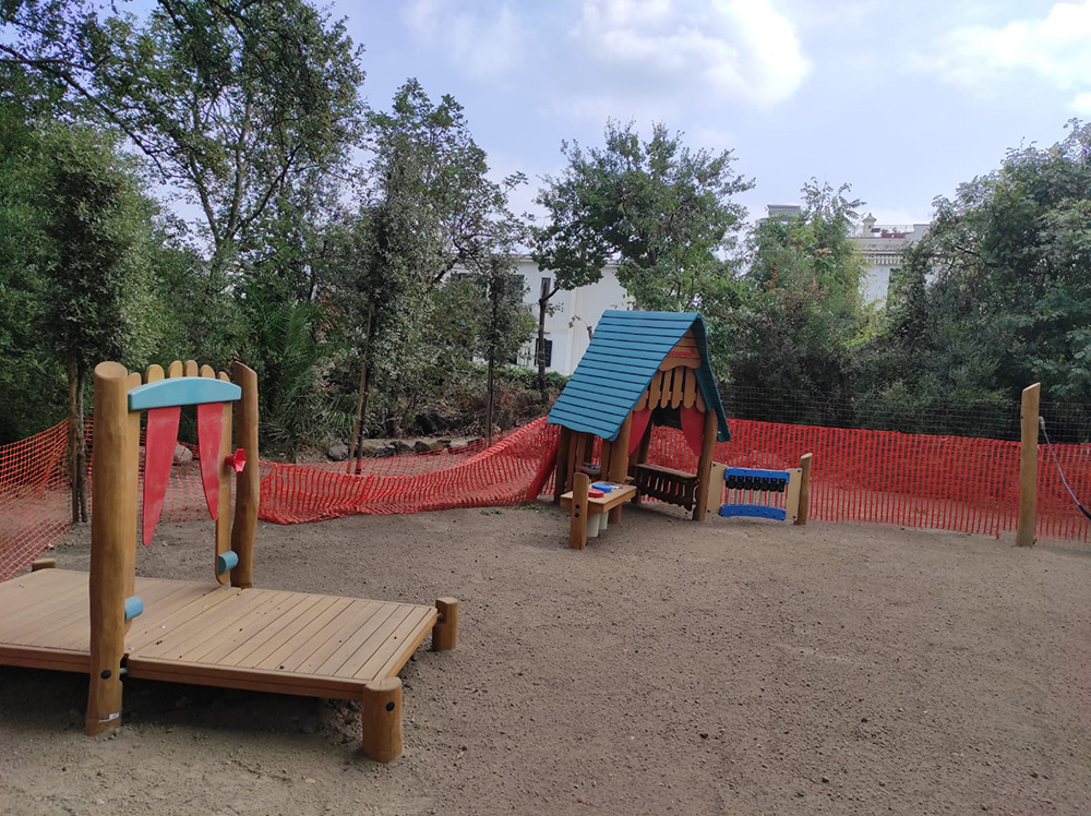 PINETA DEGLI ATLETI, PRONTA ANCHE L’AREA GIOCHI PER BAMBINI E RAGAZZI. VENERDÌ L’INAUGURAZIONE