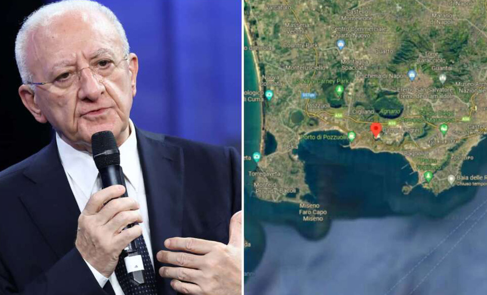 PIANO CAMPI FLEGREI, NAPPI: DE LUCA NEGA I FONDI, SUPERATO OGNI LIMITE. ADESSO VADA A CASA