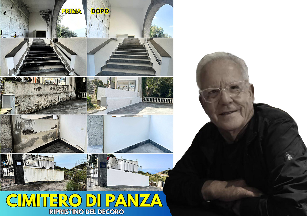 DOPO DIECI ANNI DI ABBANDONO, AL CIMITERO DI PANZA È STATA DATA DIGNITÀ AI DEFUNTI