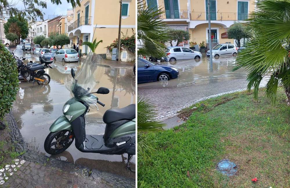 PIOVE E IL CENTRO DI TESTACCIO SI ALLAGA