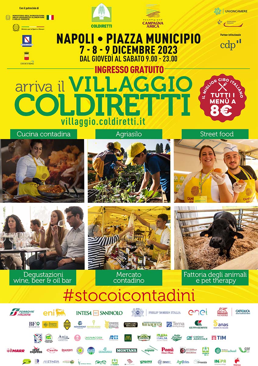 IMMACOLATA: DA GIOVEDI 7 DICEMBRE IL VILLAGGIO CONTADINO DI NATALE A NAPOLI