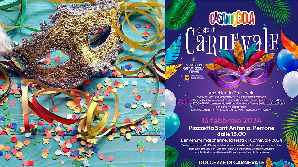 TORNA LA FESTA DI CARNEVALE A CASAMICCIOLA TERME