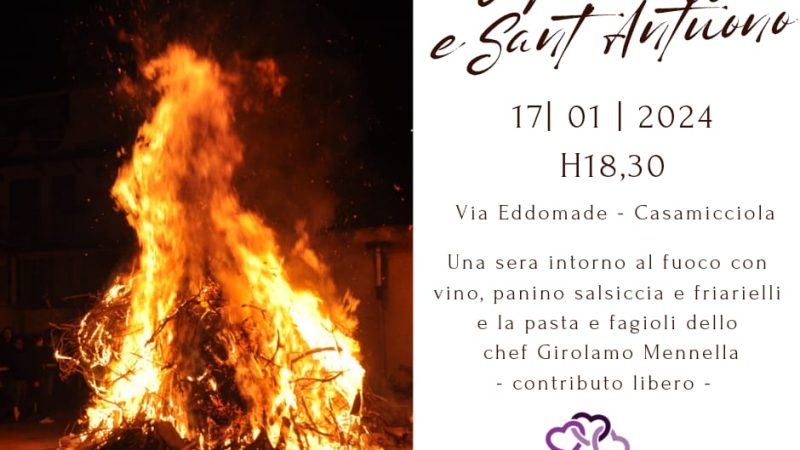 CATENA ALIMENTARE NUNZIA MATTERA: MARTEDÌ PROSSIMO L’EVENTO BENEFICO “O FUCARAZZO E SANT’ANTUONO”