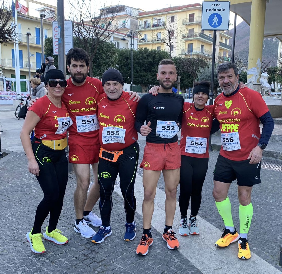 XXII MARATONINA DI SANT’ANTONIO ABATE, I FORTI E VELOCI PRESENTI CON 6 ATLETI