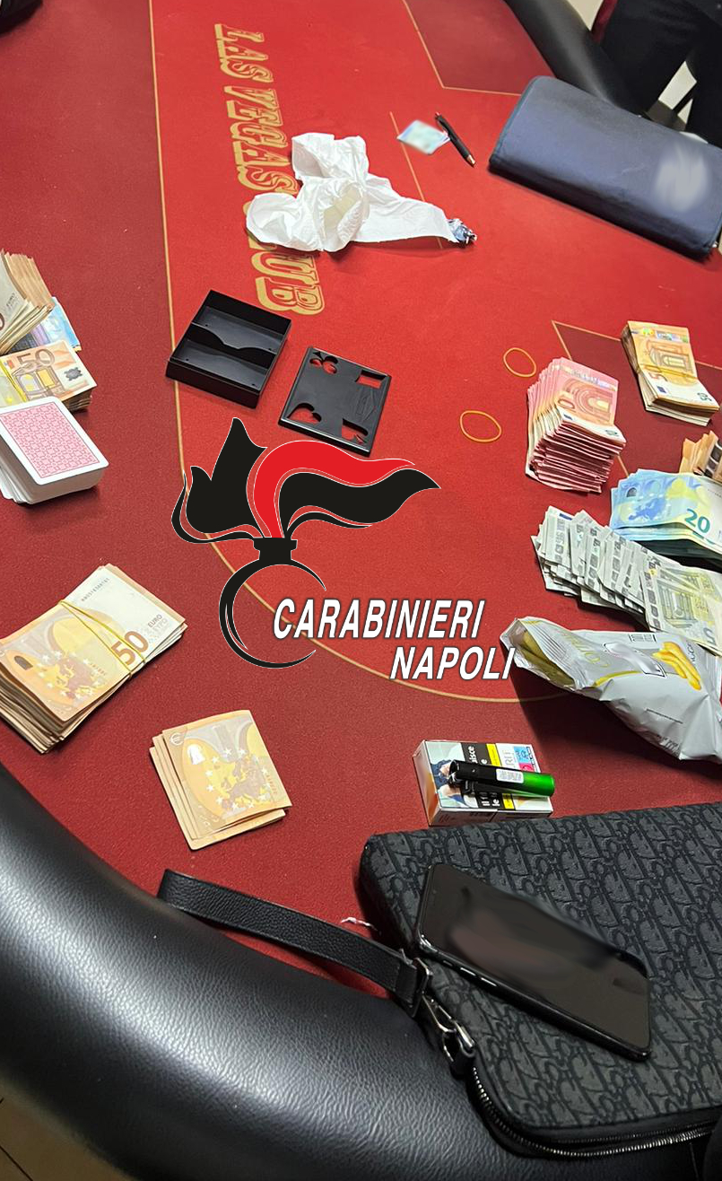 VILLARICCA: CARABINIERI SCOVANO BISCA CLANDESTINA