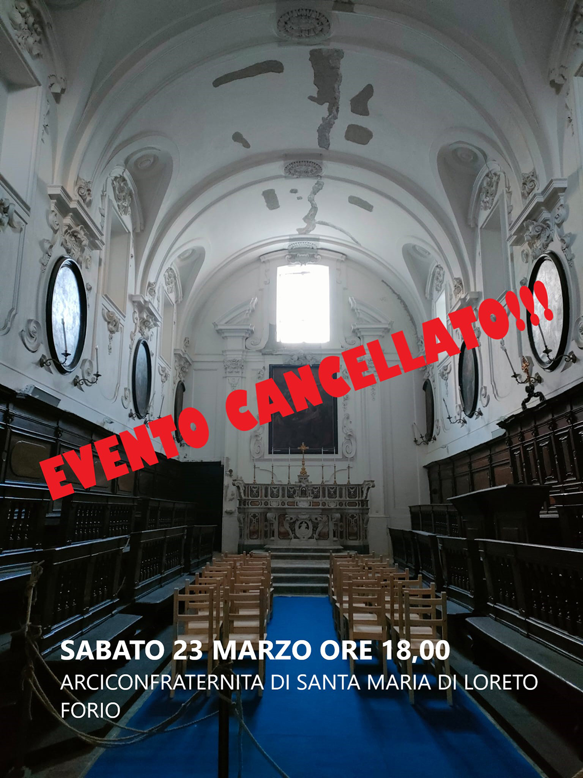 SABATO 23 DALLE ORE 19,00 LA GALLERIA D’ARTE UNDERGROUND “ANNOZERO2.0” DIVENTA “CHIESA”! LA MOSTRA COME NON L’AVETE MAI VISTA