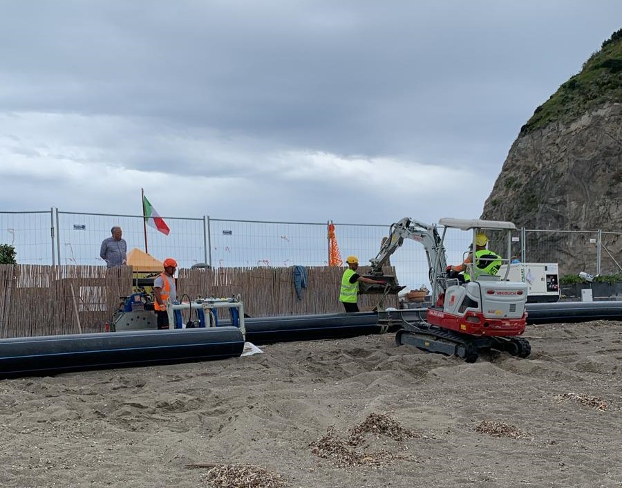 CONDOTTA FOGNARIA DI SANT’ANGELO, FERVONO I LAVORI