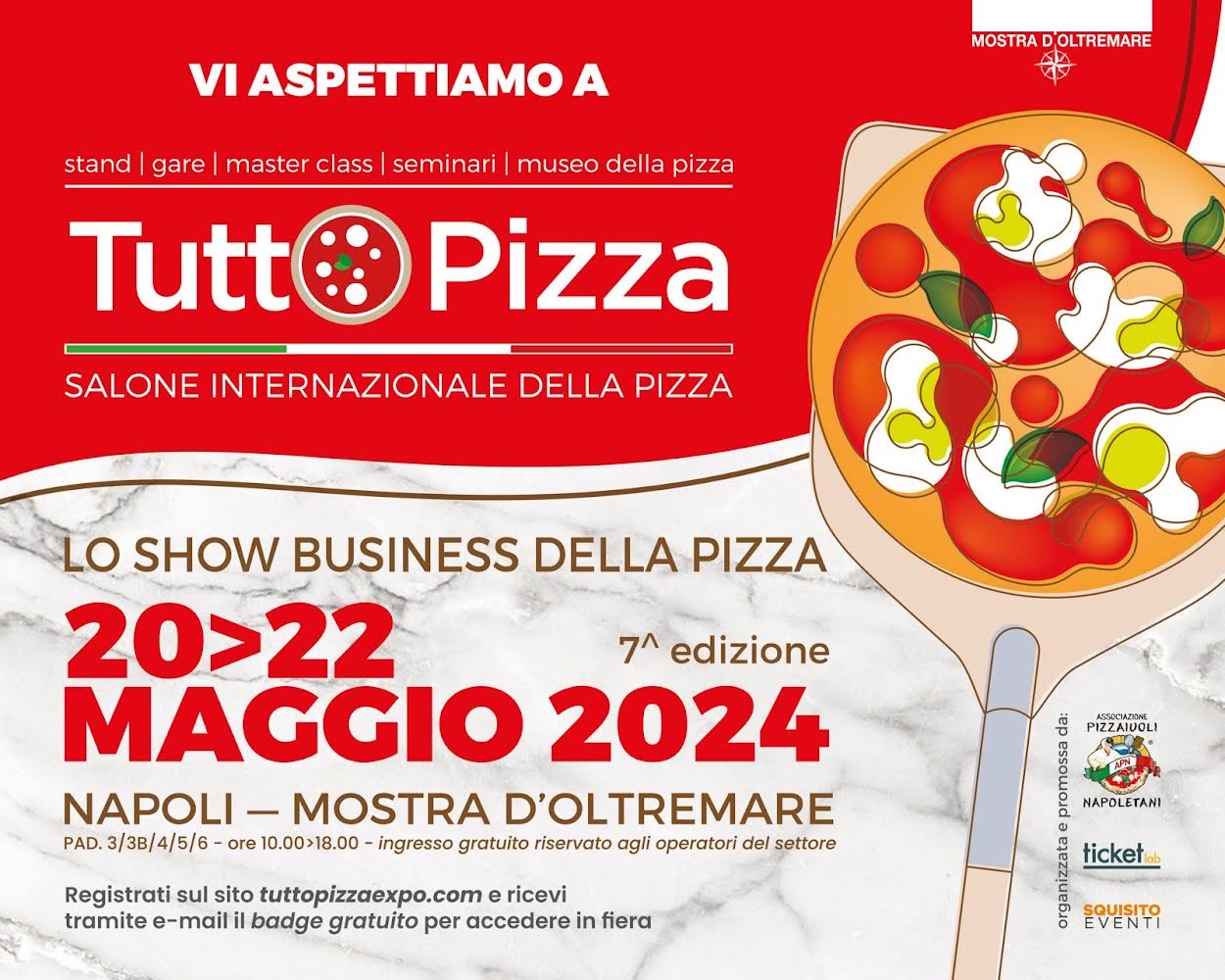 DOMANI PARTE TUTTOPIZZA, SI INIZIERÀ CON UN FOCUS SUI DATI DEL MONDO PIZZA E IL RICORDO DI MICCÙ