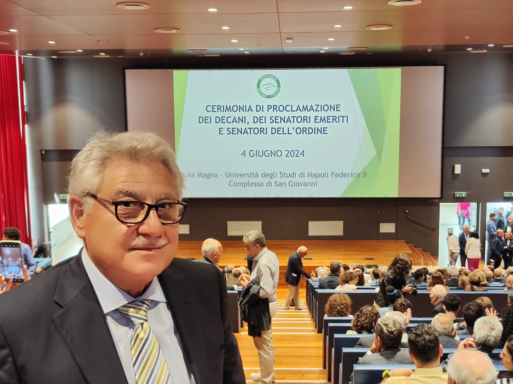 L’ING. FRANCO TRANI DIVENTA SENATORE DELL’ORDINE