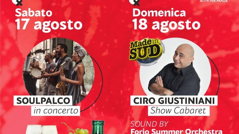 FORIO, SAGRA DEL VINO A PANZA: ENOGASTRONOMIA, MUSICA E DIVERTIMENTO PER LA 50ESIMA EDIZIONE