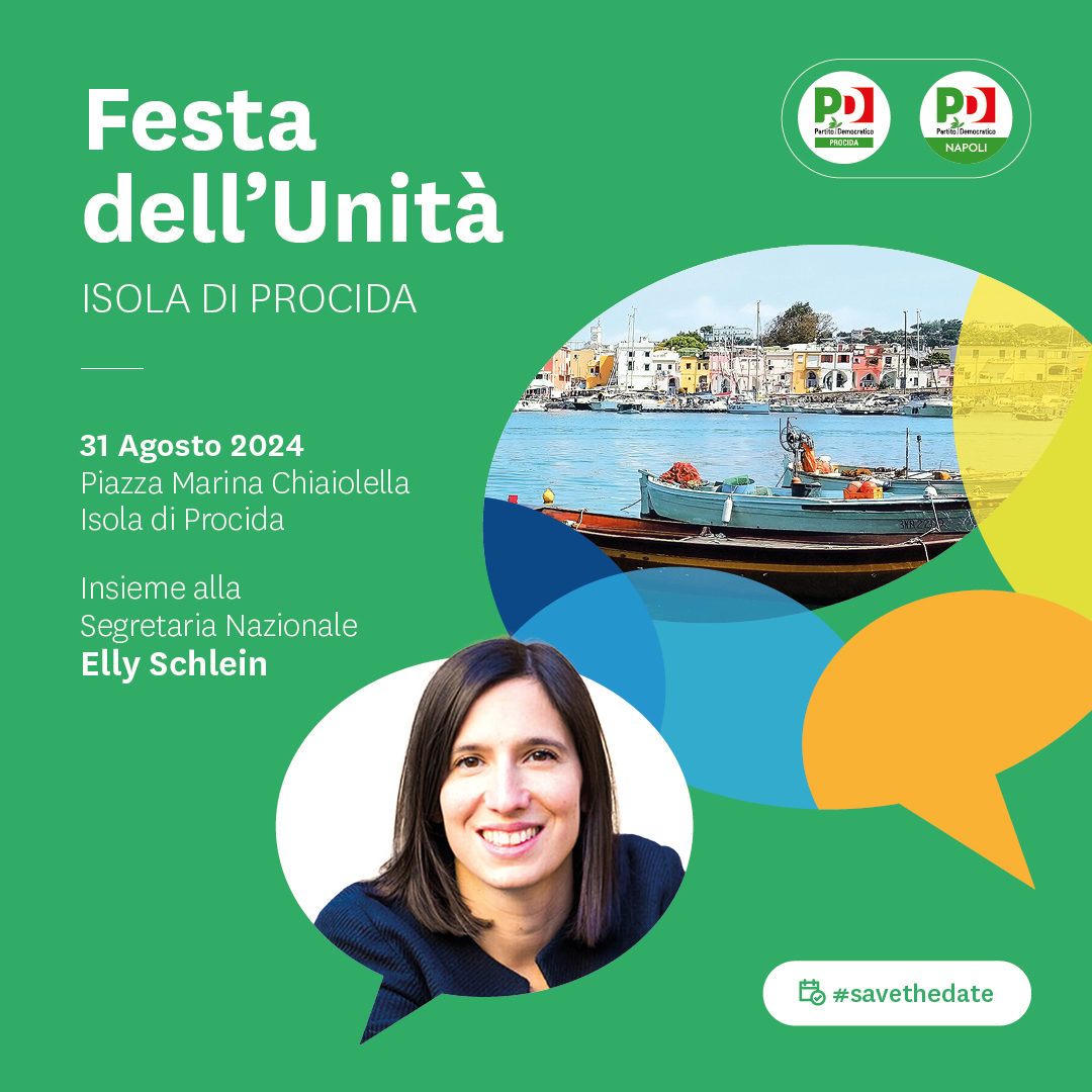 31 AGOSTO, ESTATE MILITANTE CON LA SEGRETARIA NAZIONALE ELLY SCHLEIN