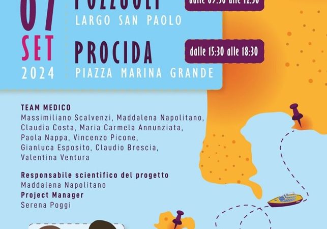 DERMARE: SABATO 7 SETTEMBRE LA PREVENZIONE FA TAPPA VERSO LE ISOLE