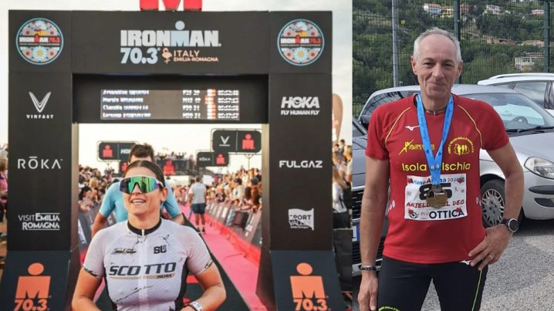 FORTI E VELOCI E CICLISCOTTO TRIATHLON, DOMENICA DI GRANDI SODDISFAZIONI PER DEL DEO E IANNOTTA