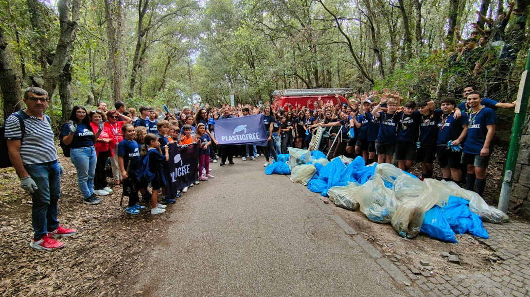 PLASTIC FREE A ZARO, LA CARICA DEI 350