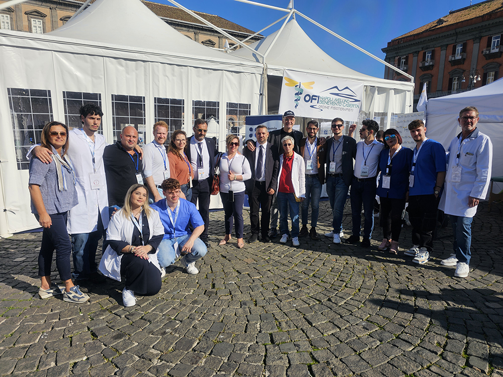 L’ORDINE DEI FISIOTERAPISTI DI NA-AV-BN-CE PROTAGONISTA ALLE GIORNATE NAPOLETANE DELLA SALUTE
