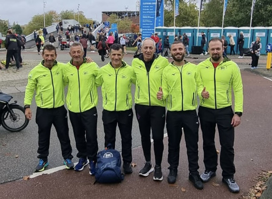 FORTI E VELOCI, IN 6 ALLA 49^ AMSTERDAM MARATHON, ESORDIO INTERNAZIONALE PER MARCO CONTE ED ALDO GIORDANO