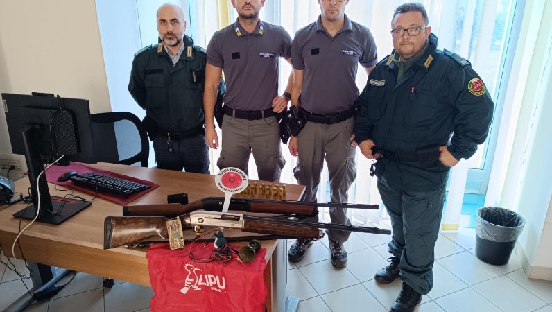 DENUNCIATO CACCIATORE ABUSIVO CON FUCILE RUBATO, SEQUESTRATA L’ARMA
