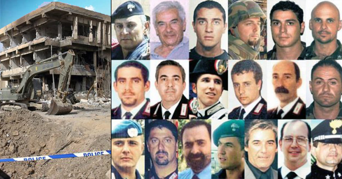 CADUTI DI NASSIRIYA: I RICONOSCIMENTI PER MERITI A MILITARI DELL’ESERCITO ITALIANO E DELL’ARMA DEI CARABINIERI