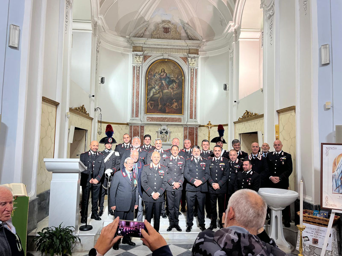 CARABINIERI, CELEBRATA LA VIRGO FIDELIS A ISCHIA