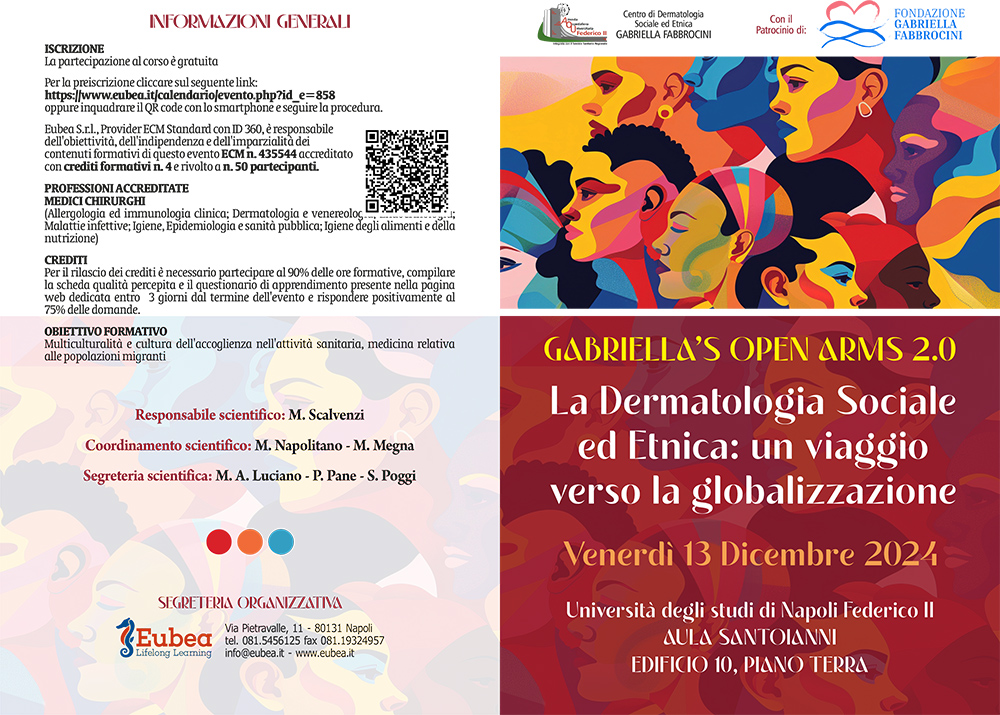GABRIELLA’S OPEN ARMS 2.0. LA DERMATOLOGIA SOCIALE ED ETNICA: VIAGGIO VERSO LA GLOBALIZZAZIONE