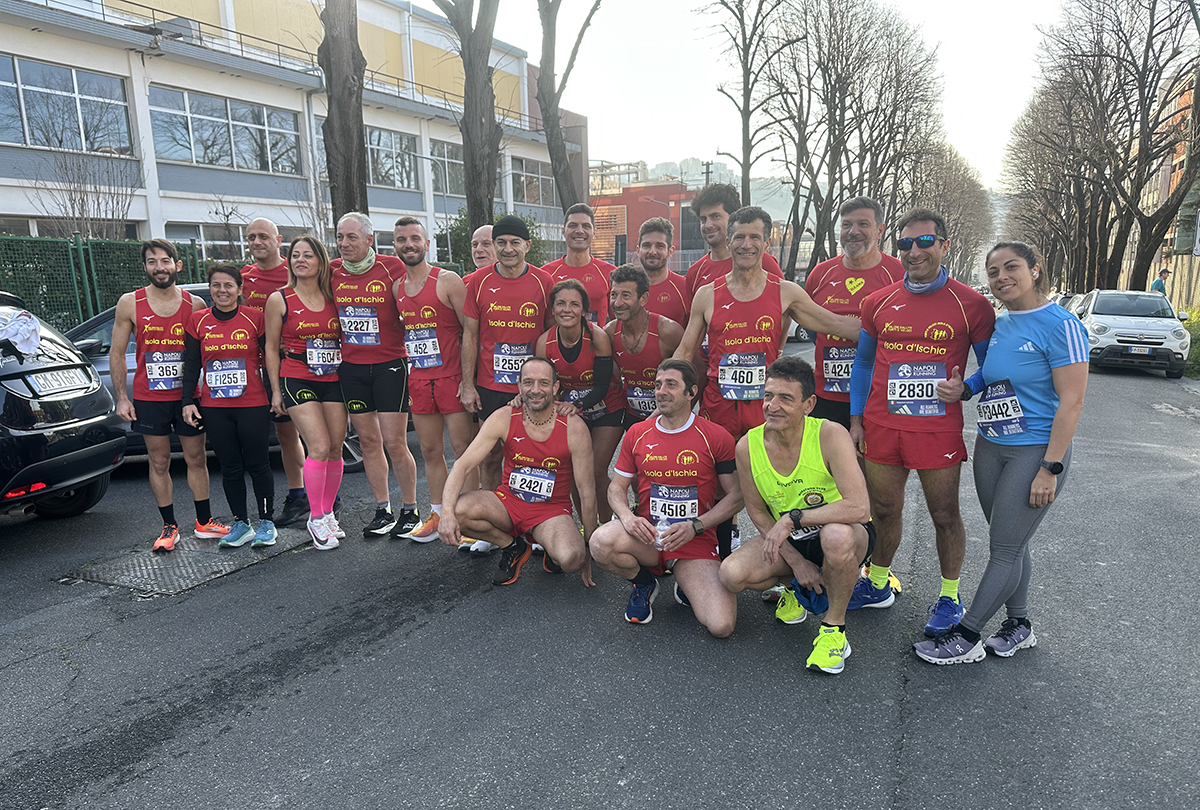 NAPOLI CITY HALF MARATHON, 18 FORTI E VELOCI IN GARA, CON DUE ESORDIENTI E TRE RECORD PERSONALI