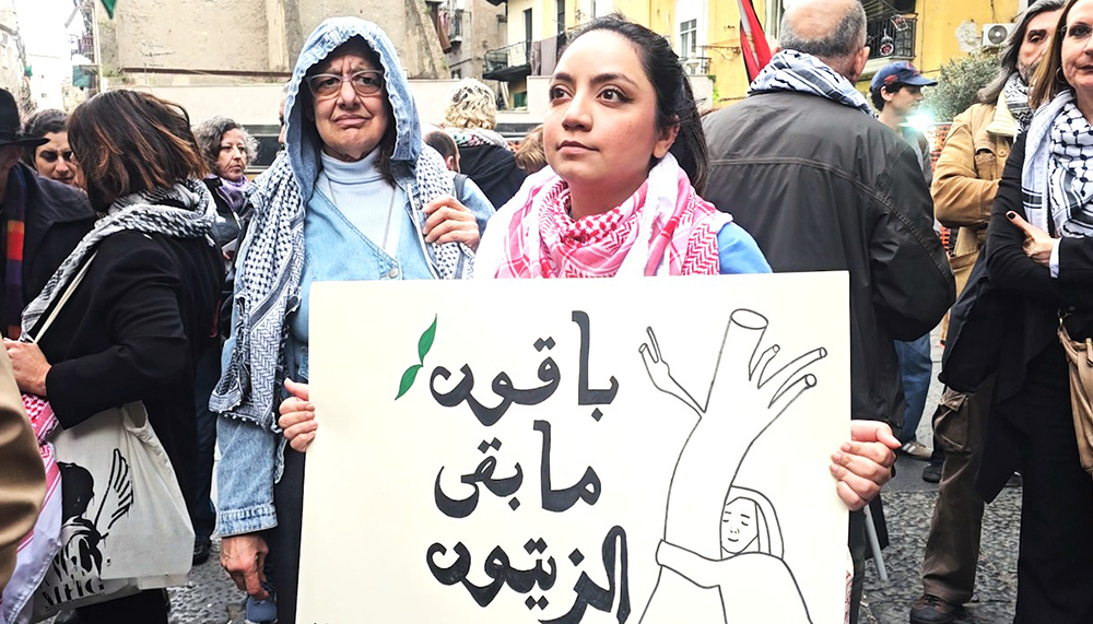 AGGRESSIONE RAZZIALE, A MONTESANTO IL POPOLO NAPOLETANO SOLIDARIZZA CON LA COMUNITÀ PALESTINESE