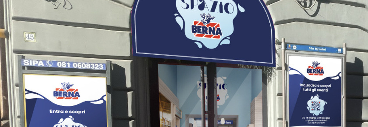 APRE AL VOMERO IL PRIMO FLAGSHIP TARGATO LATTE BERNA: TESTIMONIAL SERENA ROSSI