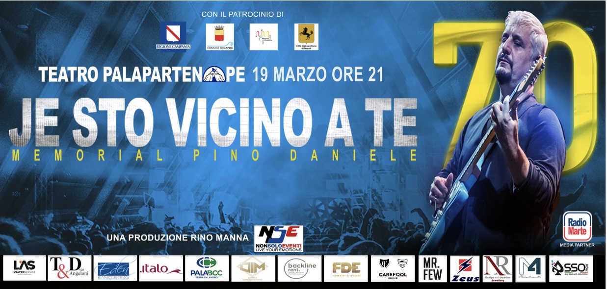 AL PALAPARTENOPE IL 19 MARZO UN LIVE PAINTING PER PINO DANIELE