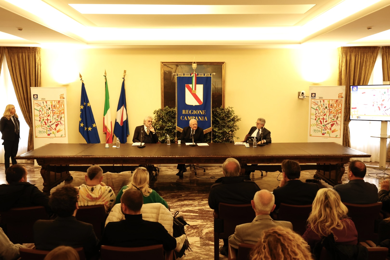 CONFERENZA STAMPA DI PRESENTAZIONE DEL CAMPANIA TEATRO FESTIVAL 2025