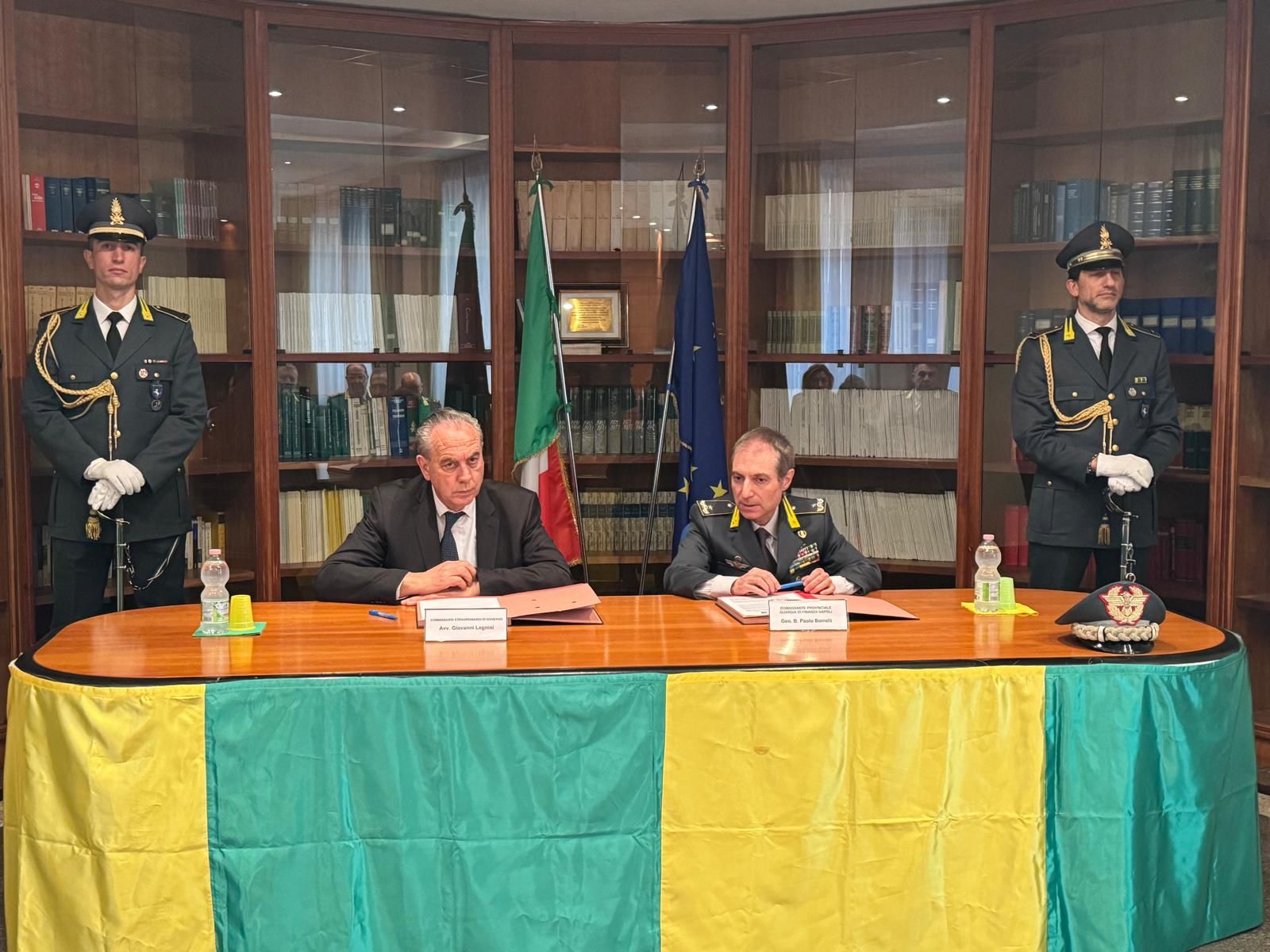 PROTOCOLLO D’INTESA TRA IL COMMISSARIO STRAORDINARIO PER LA RICOSTRUZIONE A ISCHIA E LA GUARDIA DI FINANZA