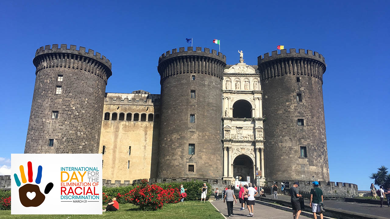 XXI GIORNATA INTERNAZIONALE PER L’ELIMINAZIONE DELLA DISCRIMINAZIONE RAZZIALE, DOMANI GLI STUDENTI AL MASCHIO ANGIOINO CON LA CANTANTE STE