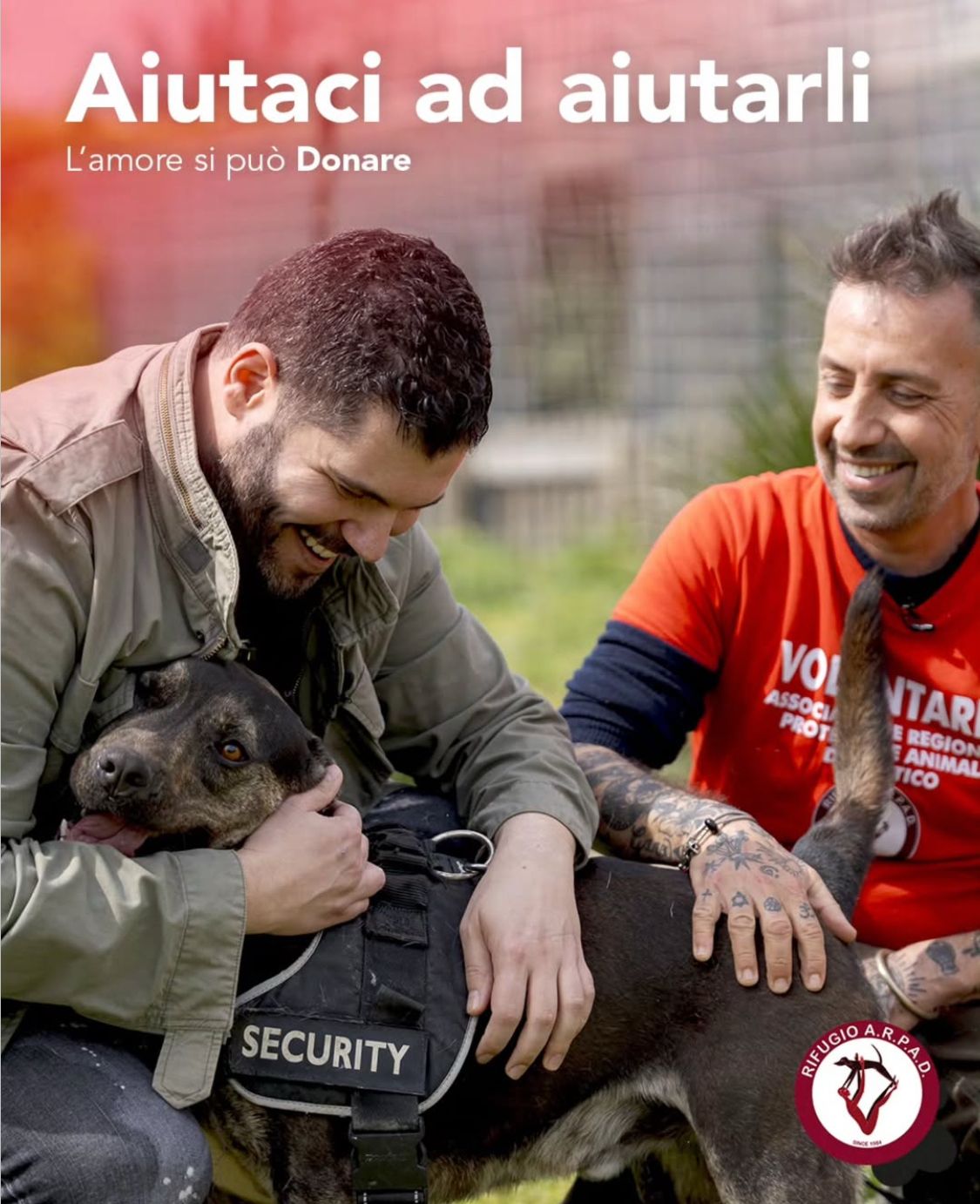 SALVATORE ESPOSITO SOSTIENE IL RIFUGIO A.R.P.A.D.