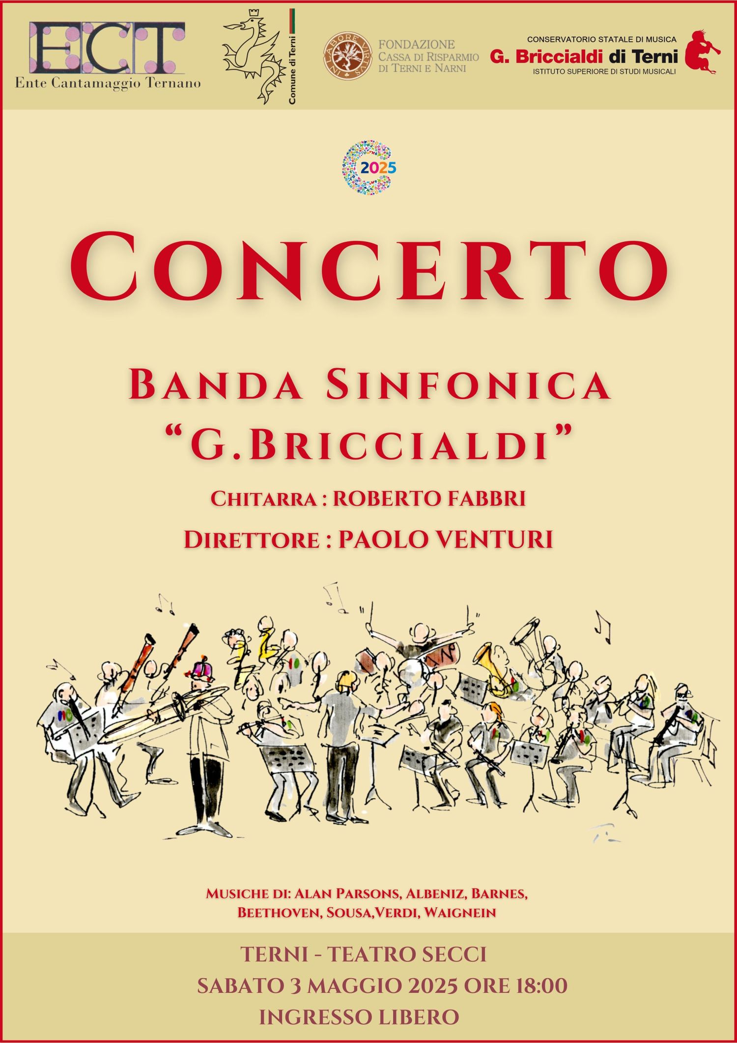 ROBERTO FABBRI PRESENTA A TERNI IL SUO PROGETTO DISCOGRAFICO “BATTISTI IN CLASSICA”