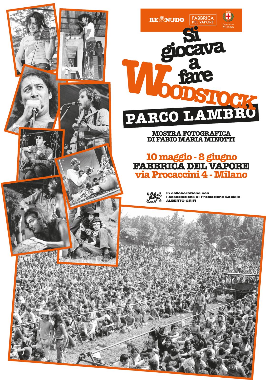 IN ARRIVO LA MOSTRA “SI GIOCAVA A FARE WOODSTOCK PARCO LAMBRO”
