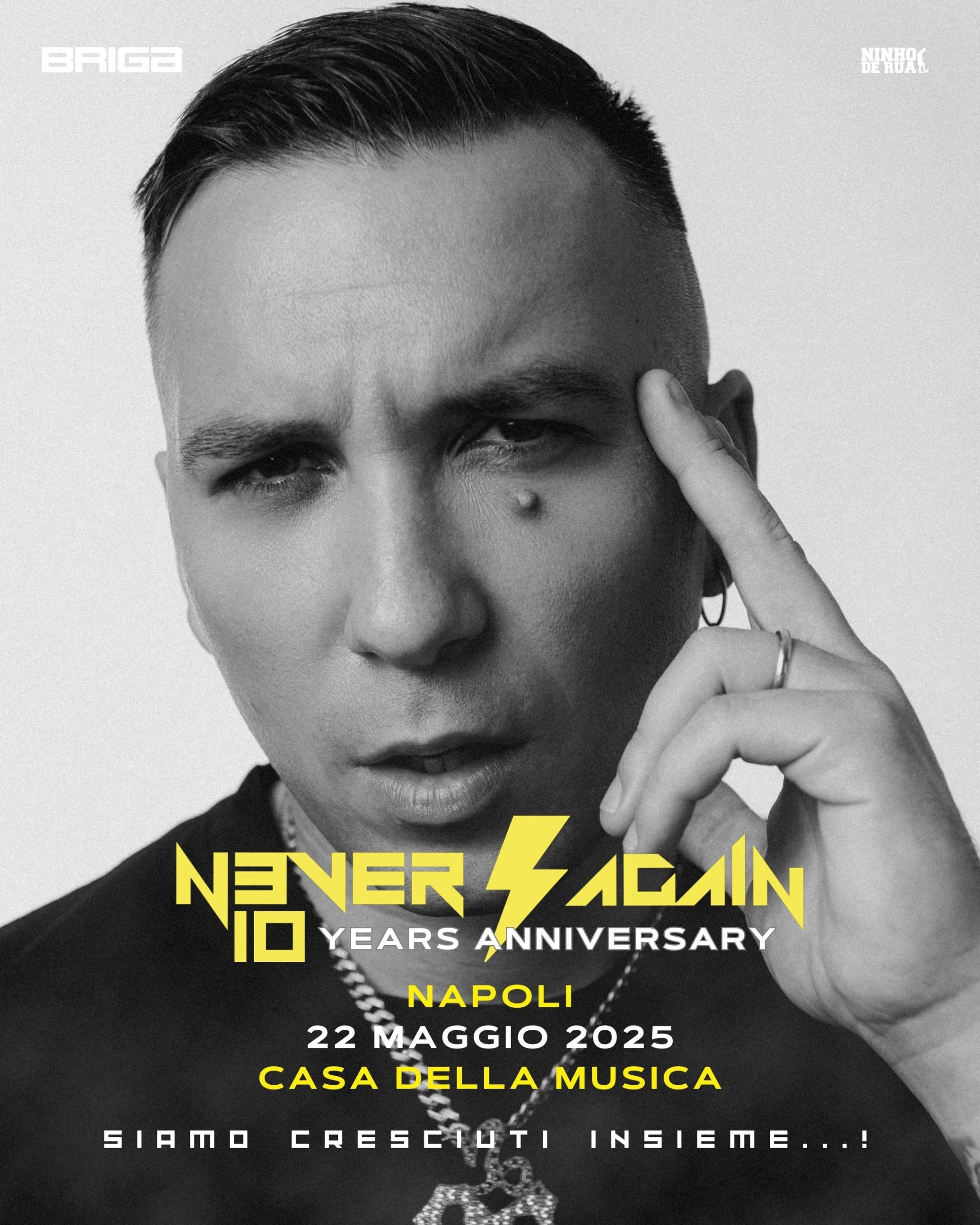 GRANDE RITORNO SUL PALCO PER IL CANTAUTORE BRIGA