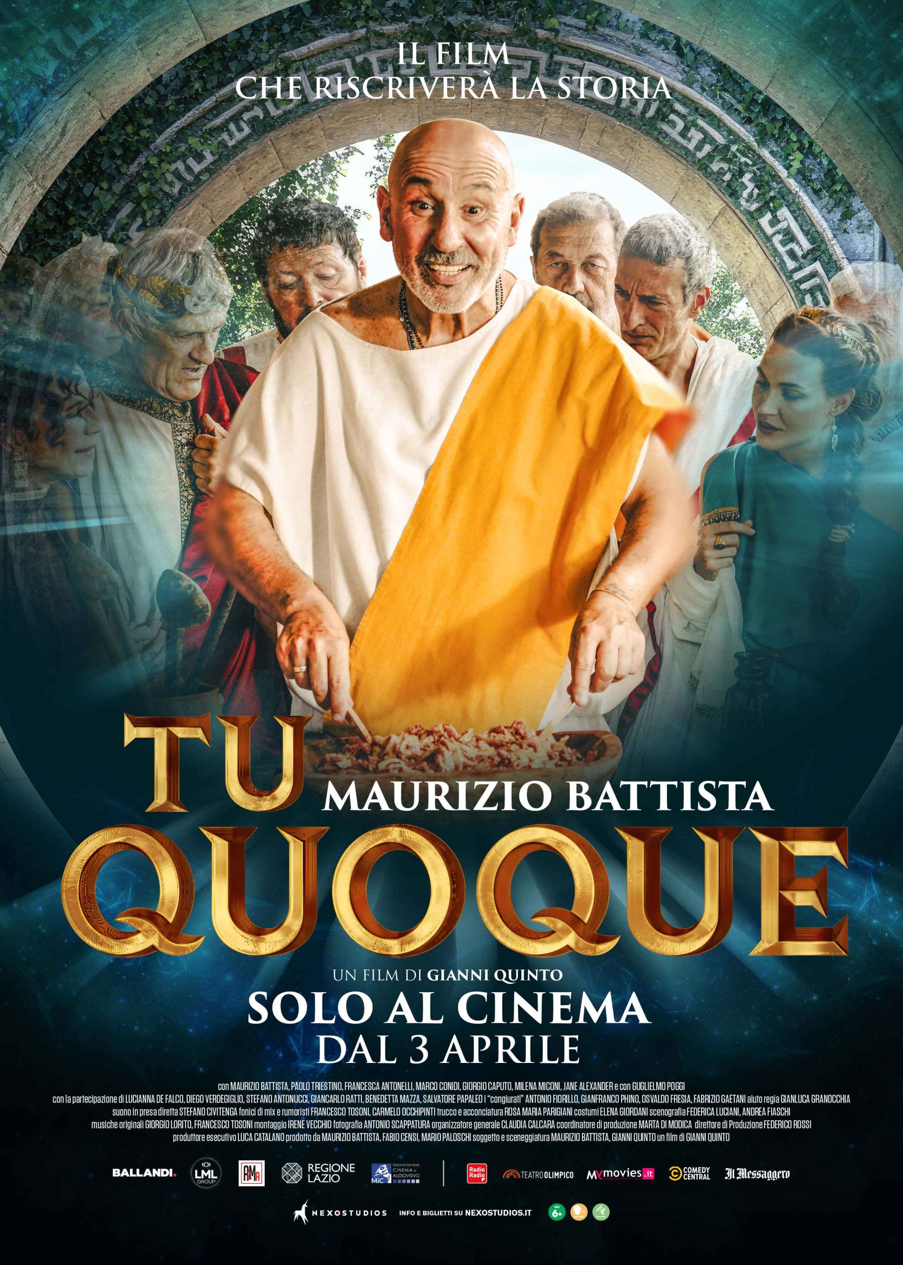IL CAMPIONE D’INCASSI  MAURIZIO BATTISTA ARRIVA SUL GRANDE SCHERMO CON  “TU QUOQUE”