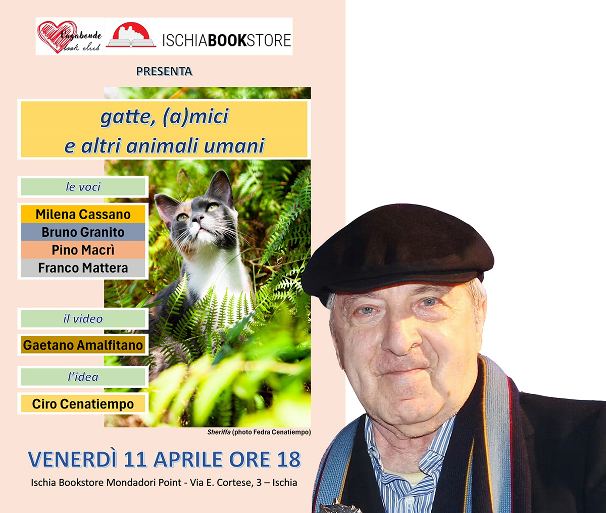 ISCHIA, TRIBUTO AL GENIO DI ROBERTO DE SIMONE VENERDÌ 11 APRILE ALLA LIBRERIA ISCHIABOOKSTORE MONDADORI POINT