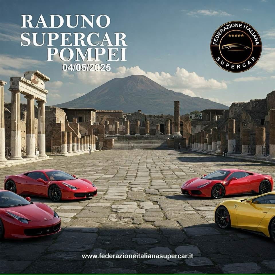 SUPERCAR, RADUNI CON FERRARI LAMBORGHINI E PORSCHE