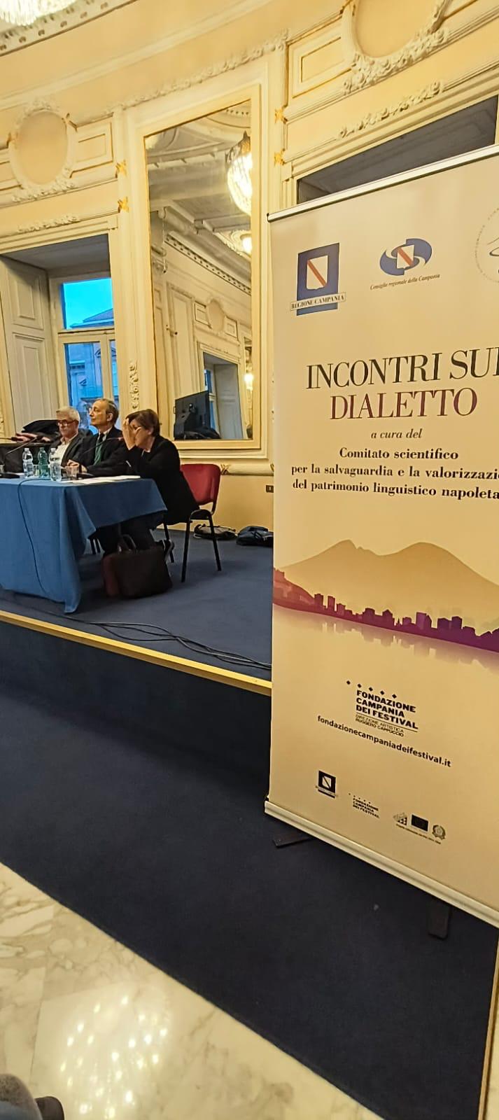 CILENTO E FRANCHINI PROTAGONISTI A NAPOLI DELL’ULTIMO APPUNTAMENTO DEGLI INCONTRI SUL DIALETTO